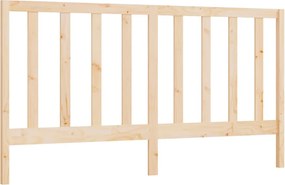 vidaXL Tăblie de pat, 206x4x100 cm, lemn masiv de pin