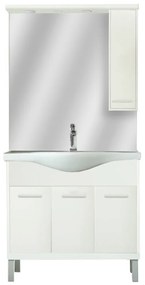 Mobilier complet de baie Nerva 85 alb