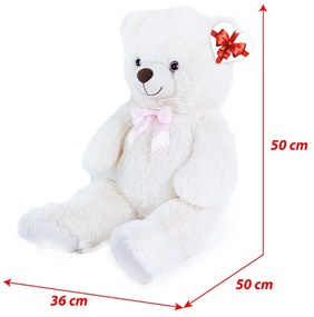 Rappa Urs mare de pluș Lily crem, 78 cm, cuetichetă