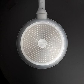 Set oale si tigai Royalty Line T010-Silver, Aluminiu, 10 piese, Acoperire marmura, Argintiu