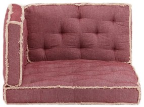 Set perne pentru canapea din paleti, 3 piese, rosu burgundia 1, burgundy red, Canapea coltar