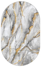 Covor gri-auriu de tip traversă 80x200 cm – Rizzoli