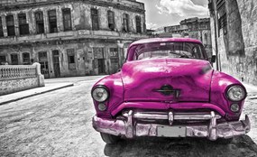 Fototapet - Mașină Vintage Cubaneză (152,5x104 cm)