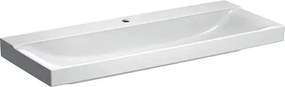 Lavoar pe mobilier Geberit Xeno2 cu orificiu baterie 120 cm alb