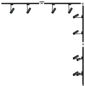 Zuma Line 3586 - Spot pe șină LISA 8xGU10/35W/230V, negru