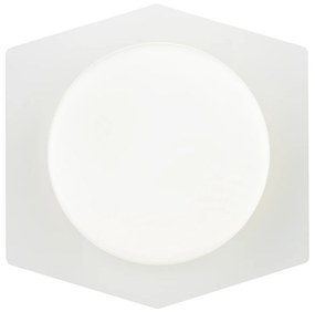 Aplica LED de perete/tavan design modern CELIA alba