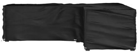vidaXL Husă mobilier de grădină în formă de L 16 ocheți, 250x250x70 cm