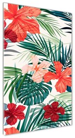 Tablou sticlă Flori Hawaii