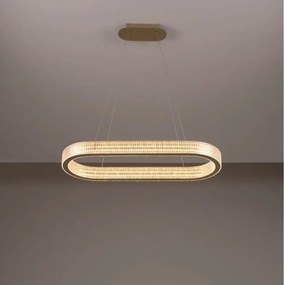 Lustra LED suspendata deosebita KLEPSIDRA, 90x30cm