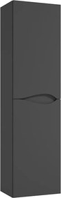 Dulap inalt suspendat Defra Murcia grafit mat 2 usi 40 cm