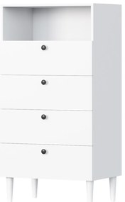 Comoda cu sertare DULLUM 60x115cm, alba