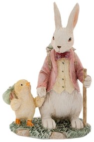 Figurina Bunny with Chick 10 cm x 7 cm x 15 cm