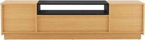 Comoda TV LOFT 160cm natur/ negru
