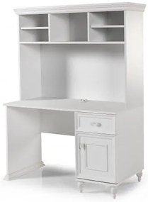 Birou plus biblioteca suspendata pentru camera copii, 123x166x63 cm Colectia Angel