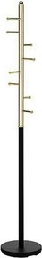 Cuier pom FERRO, auriu/negru, metal, 30x173 cm