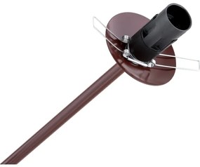 Lustră pe tijă Argon 1842 ABSOS 4xE14/7W/230V maro