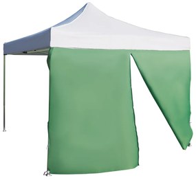 Perete lateral  2m cu ușă, Verde