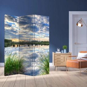 Paravan - Lac și trestie (126x170 cm)