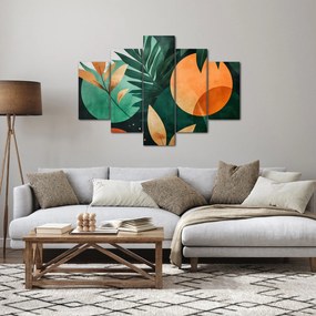 Tablou - Motive naturale geometrice (150x105 cm)