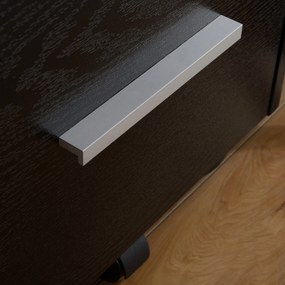 HOMCOM Dulap Portadocumente din Lemn cu 3 Sertare cu Chei de Securitate și 5 Roți, 39.2x40x65.4 cm, Negru | Aosom Romania