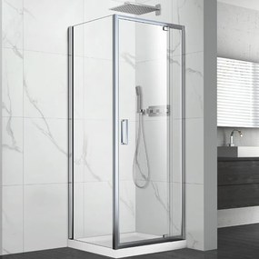 Usa de nisa pivotanta Fluminia Anda 90 cm sticla 6 mm crom