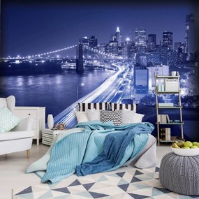 Fototapet - New York Brooklyn Bridge City (254x184 cm)