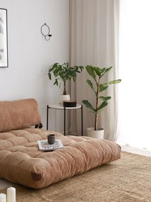 Fold canapea Fold Kadife 2 Camel