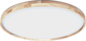 Brilagi - Corp de iluminat LED dimabil ALSON LED/72W/230V 3000-6500K stejar Ø 78 cm + telecomandă