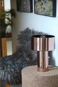 Markslöjd 109146 - Lampă de masă CORIN 1xE27/60W/230V aur roz