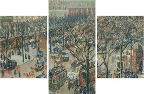 Tablou - Camille Pissarro, Boulevard des Italiens, Morning, Sunlight, reproducere (90x60 cm)