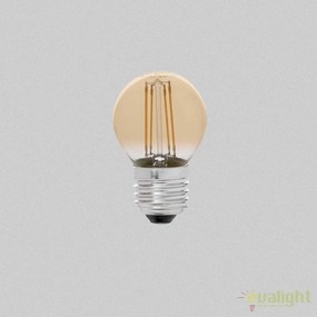 BEC LED E27 dimabil cu filament 4W G45 2200K lumina calda 17493