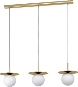 Eglo - Abajur de schimb din sticlă pentru lustră cu cablu ARENALES Ø 18 cm, alb