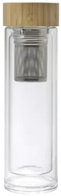 Recipient infuzor ceai Ugada, sticla borosilicata, 400 ml, 7.3 x 23 cm