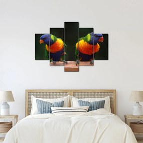 Tablou cu papagali (150x105 cm)