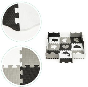 Covor puzzle din spumă cu gard 25 de piese