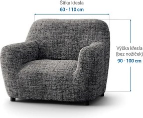 Gaico Huse bielastice VITTORIA gri fotoliu (l. 60 - 110 cm)