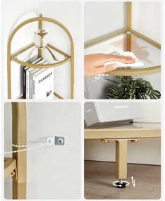 Bibliotecă GLASY aurie