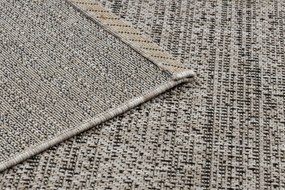 Covor sisal Floorlux 20389 argint si negru melange