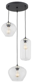 Lustra cu Pendule sticla design decorativ KALIMERA 3L transparent