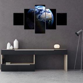 Tablou planetei Pământul (125x70 cm), în 40 de alte dimensiuni noi