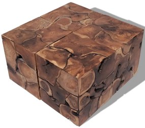 vidaXL Taburete/Măsuță de cafea din lemn de tec masiv