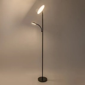 Rabalux 74084 - Lampă de podea LED dimabilă HALINA 23W/230V 3000/4200/6500 neagră