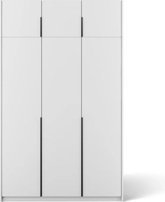 Dulap Bregma III Hinged with Top Extension – 148x58x250 cm – Alb – Bregma III Hinged Dulap with Top Extension – Varianta 2
