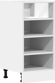 vidaXL Dulap inferior "Riga" alb 40x44,5x81,5 cm lemn prelucrat