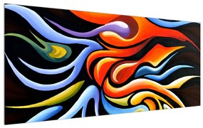 Tablou abstract- pictura (120x50 cm), în 40 de alte dimensiuni noi