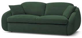 Canapea verde extensibilă 235 cm Cezanne – Bobochic Paris