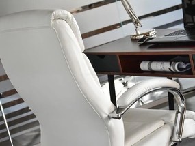 Fotoliu Luxus (alb + crom). 1109949