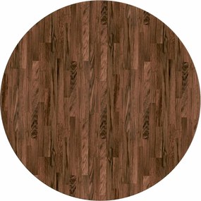 vidaXL Placă de masă Maro închis Ø 70 x 4 cm Lemn de stejar masiv