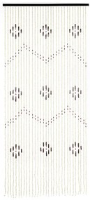 Draperie în culoare naturală din bambus 90x200 cm cu prindere la ușă – Maximex