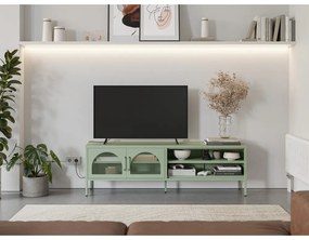 Comodă TV verde-mentă 160x50 cm Diora – Marckeric